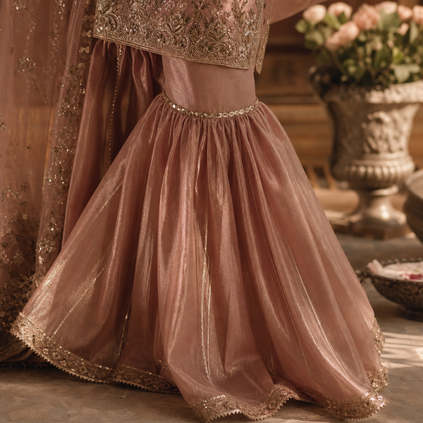 Gharara — handwork detail