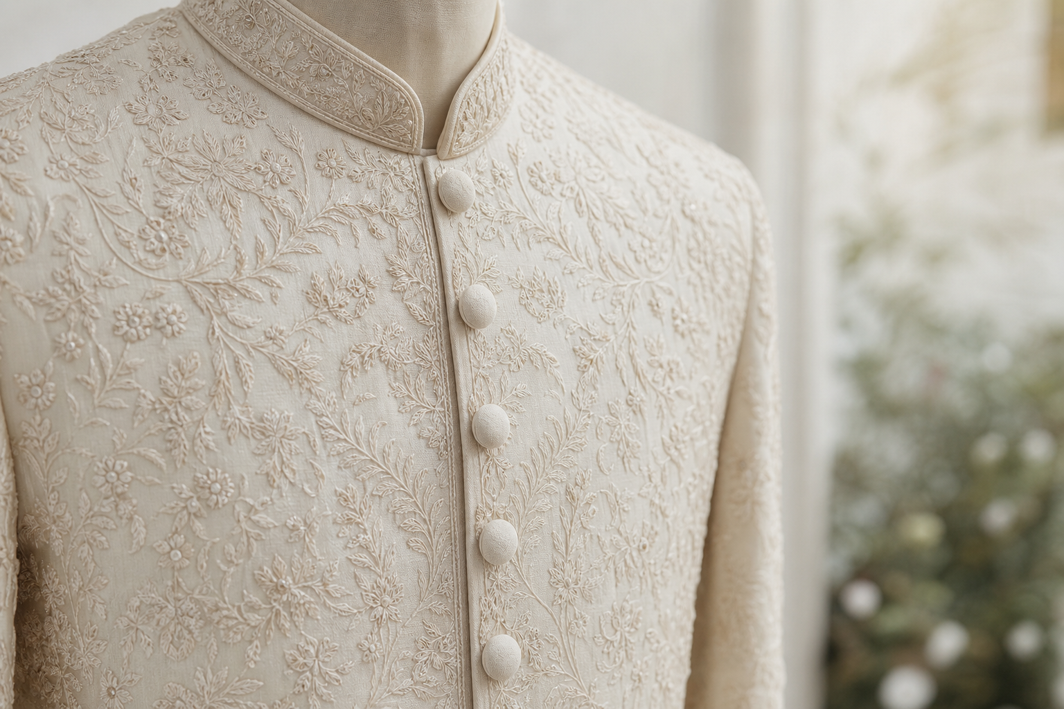 The Groom's Sherwani Consultation: What to Bring and What to Decide