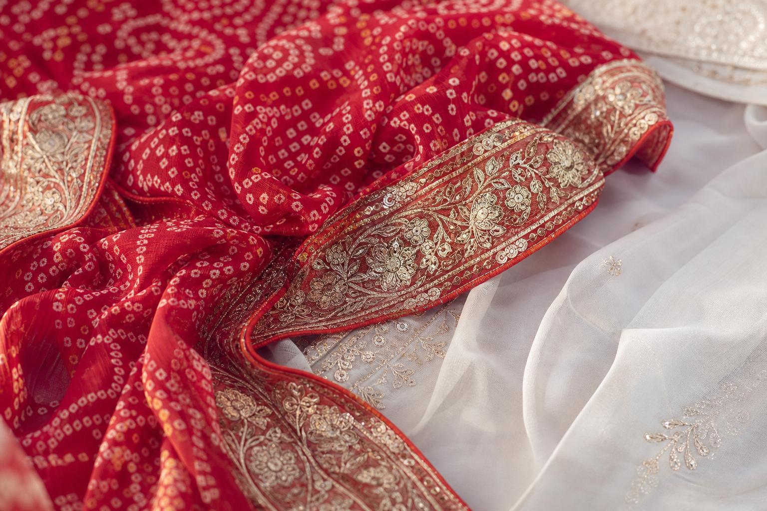 The Gujarati Bride's Panetar and Gharchola, Explained