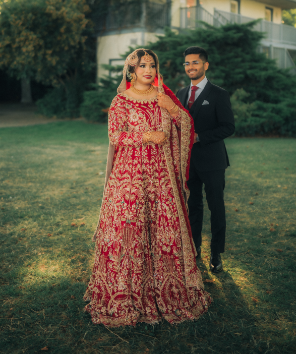 Zahira bridal look on Instagram