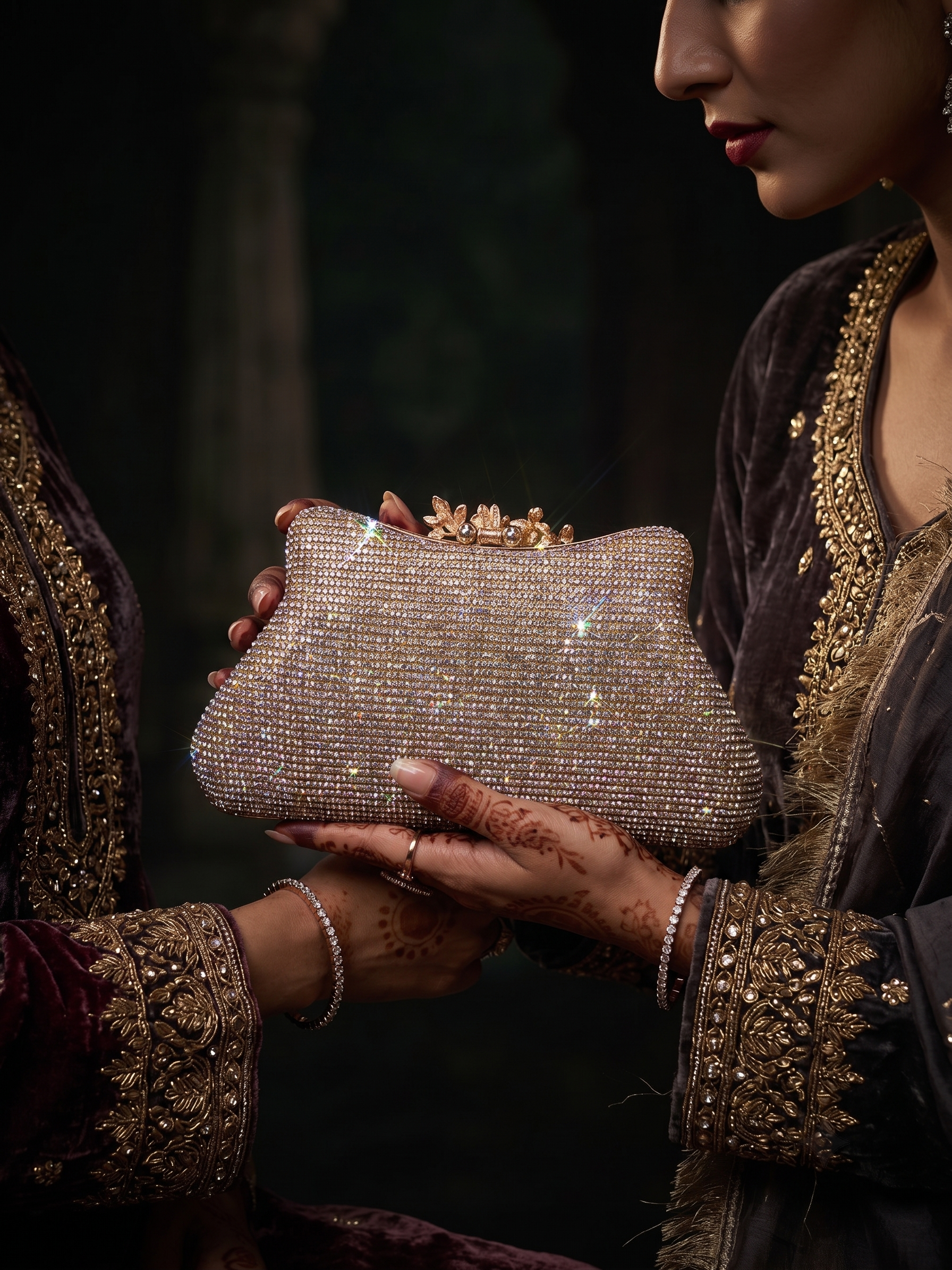 Celestial Bloom Clutch