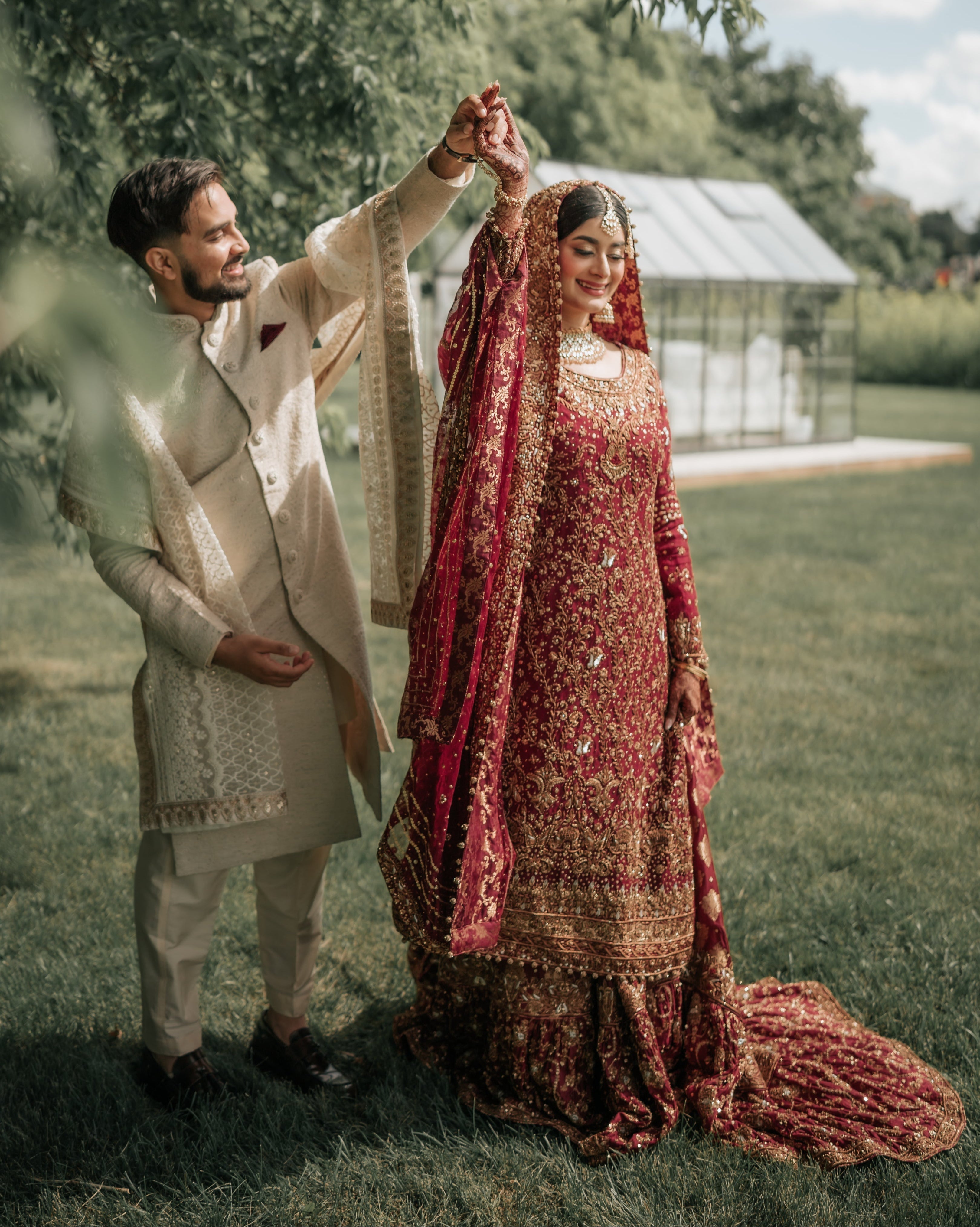 Amina - bridal look by Karigur Bridal, view 2