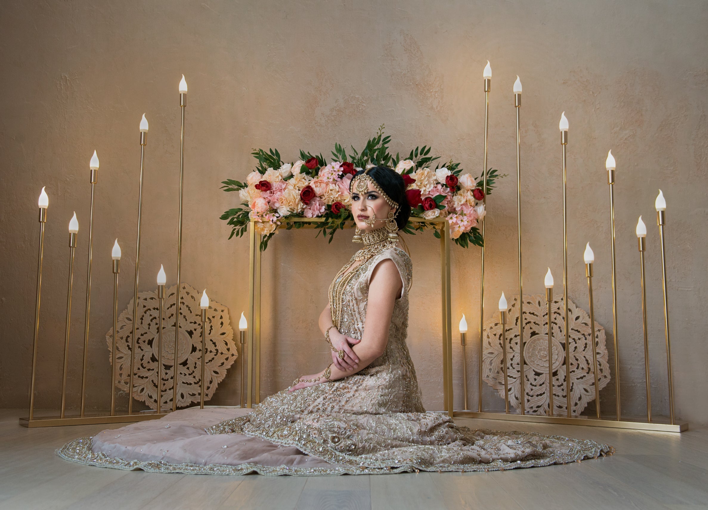 Dusty Rose - bridal look by Karigur Bridal, view 2