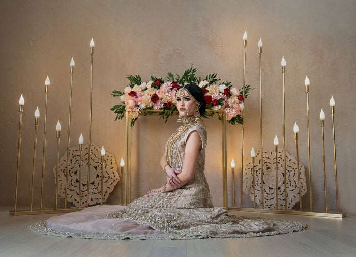 Dusty Rose - bridal look by Karigur Bridal, view 2