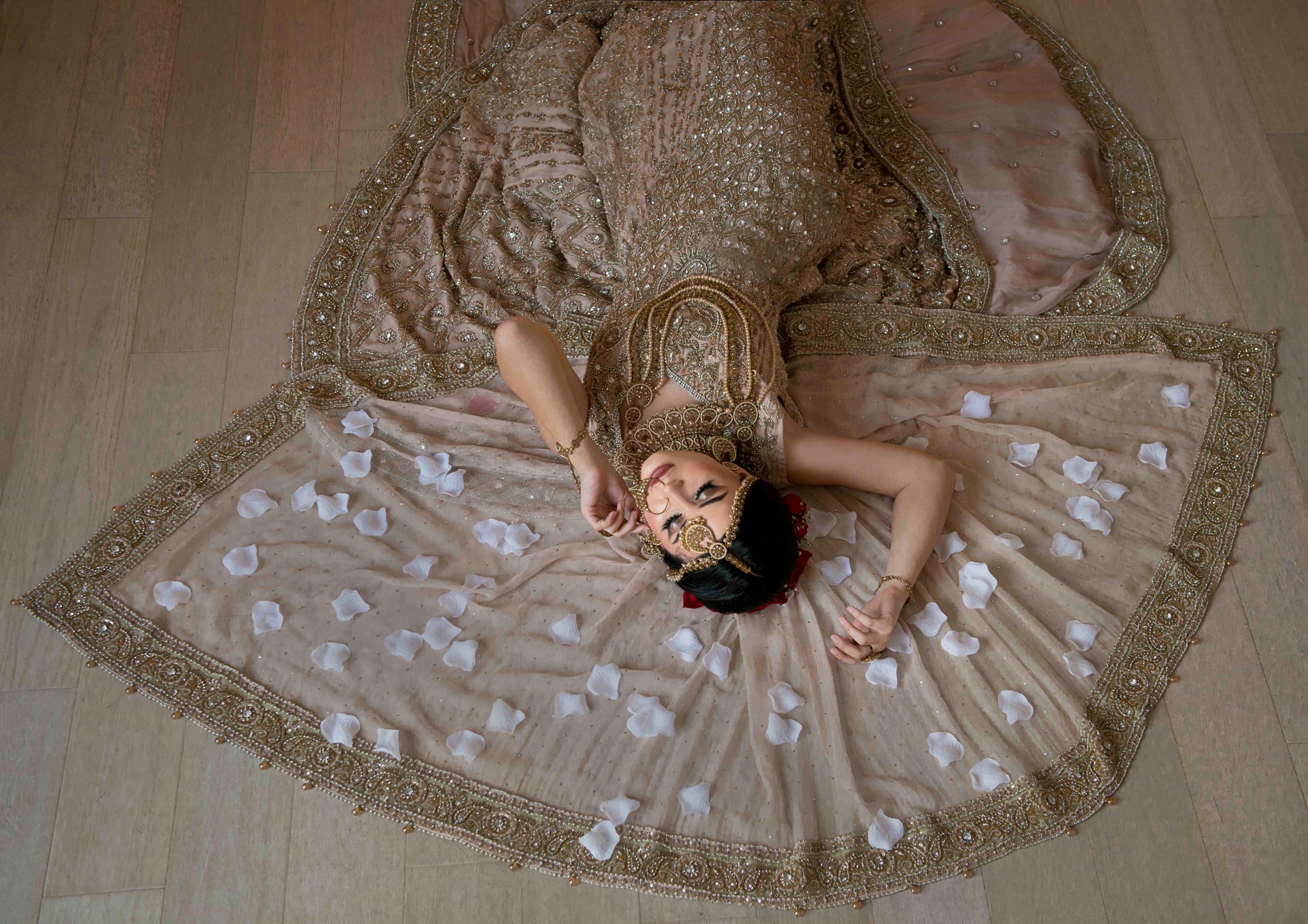 Dusty Rose - bridal look by Karigur Bridal, view 4