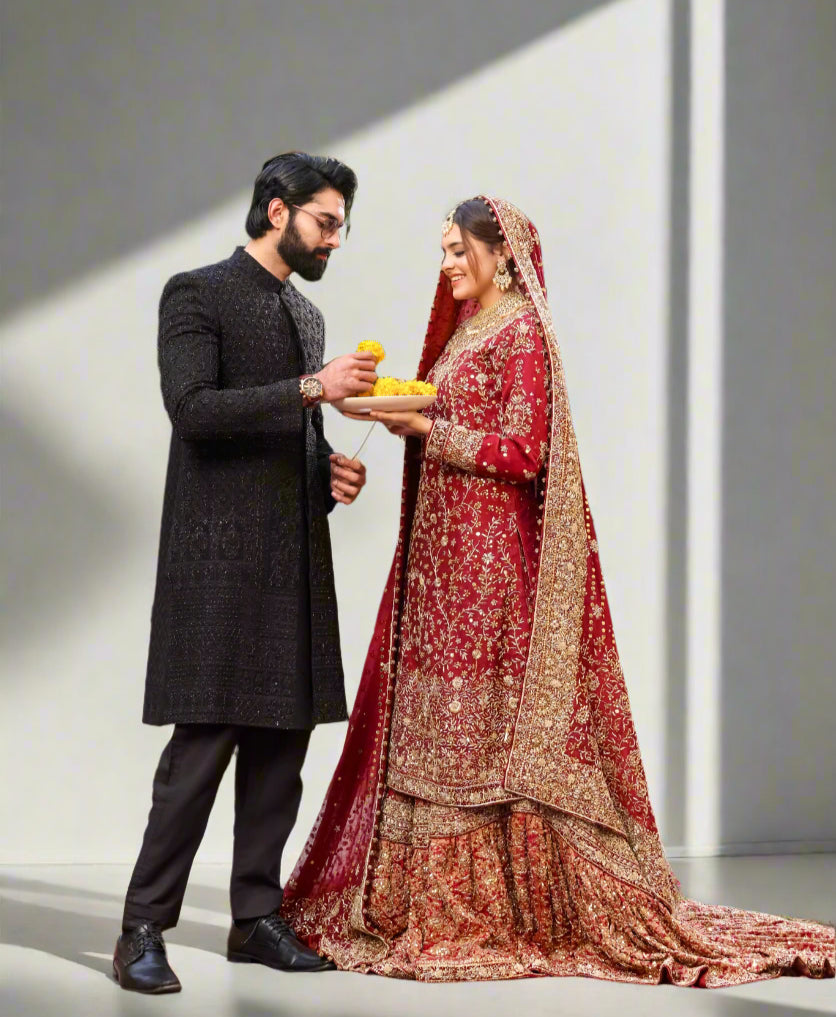 Farheena - bridal look by Karigur Bridal, view 3