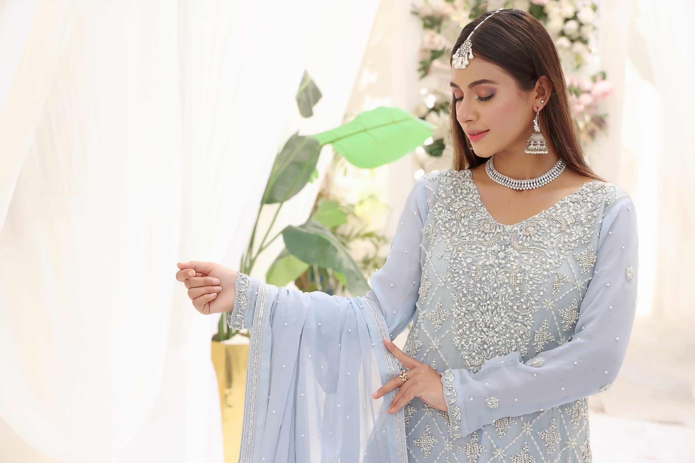 Fleurette - bridal look by Karigur Bridal, view 3