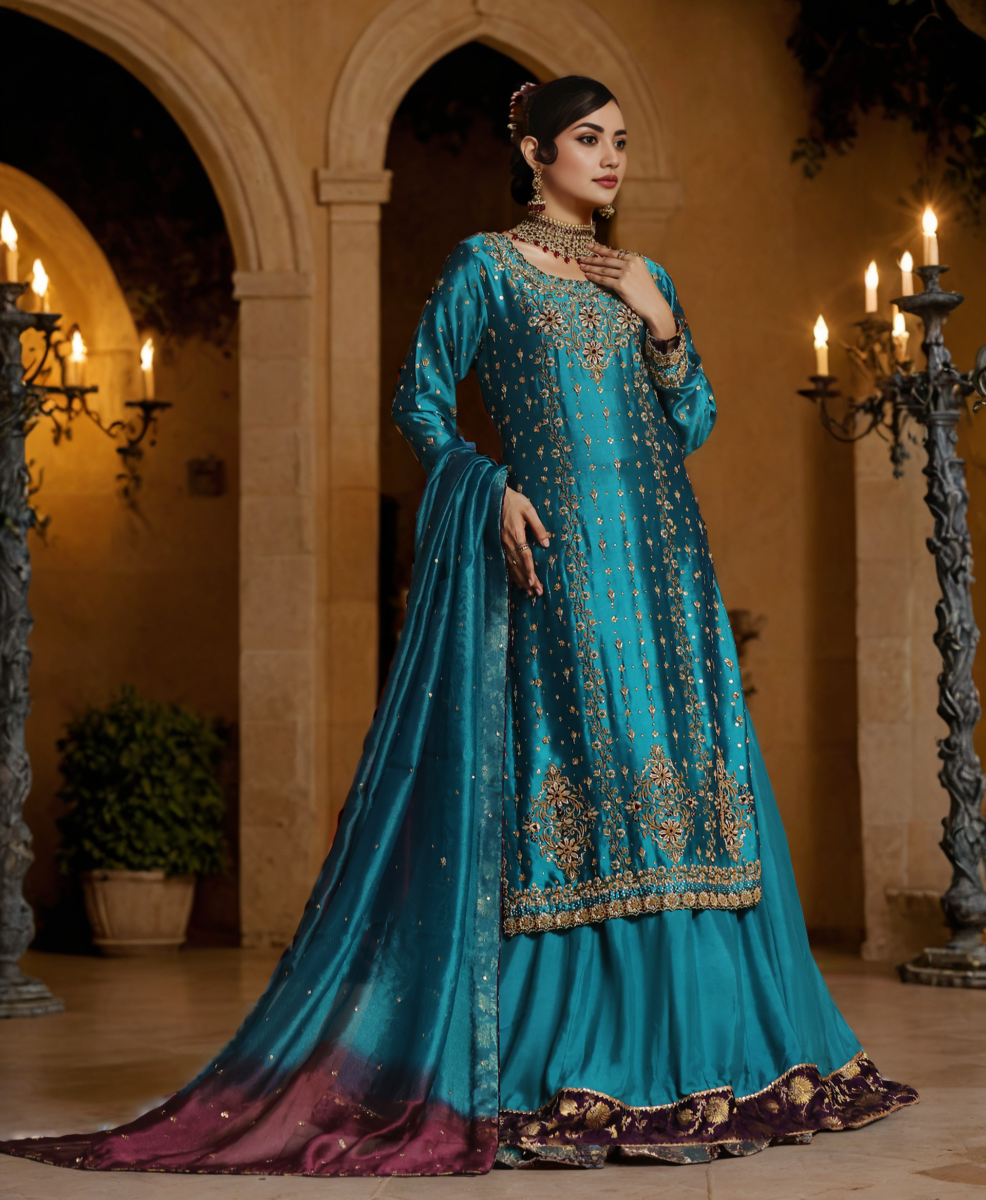 Marwa - bridal look by Karigur Bridal