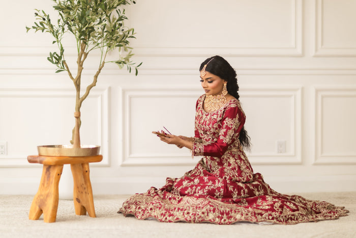 Melantha - bridal look by Karigur Bridal, view 4