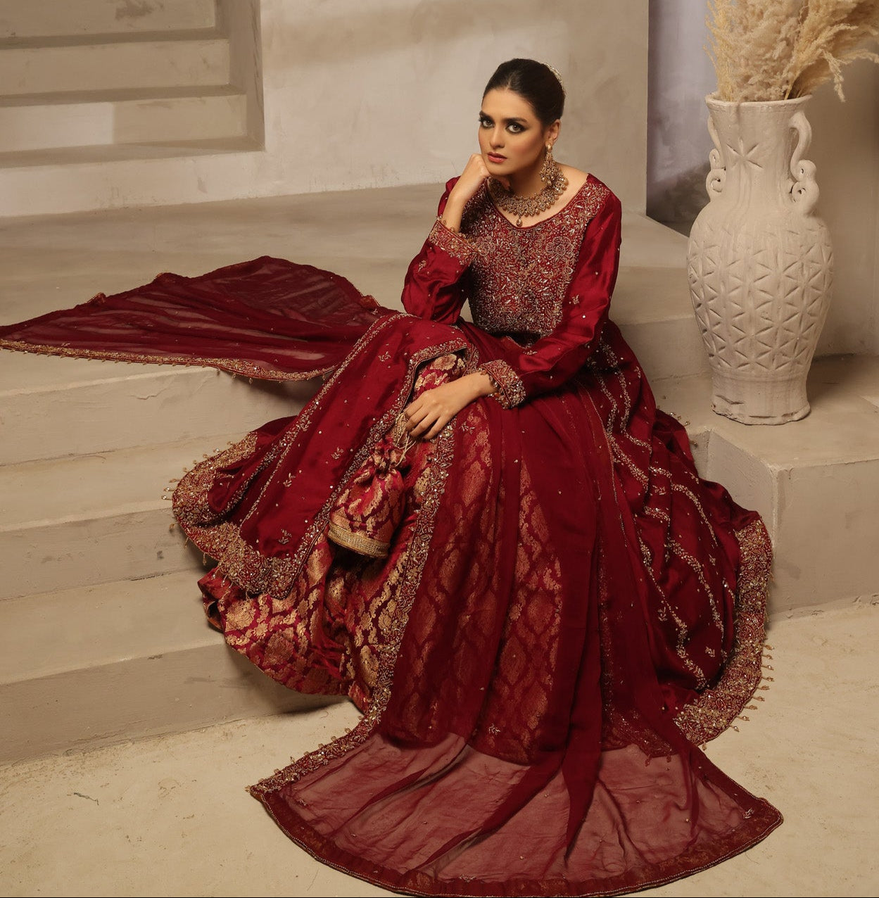 Nawal - bridal look by Karigur Bridal