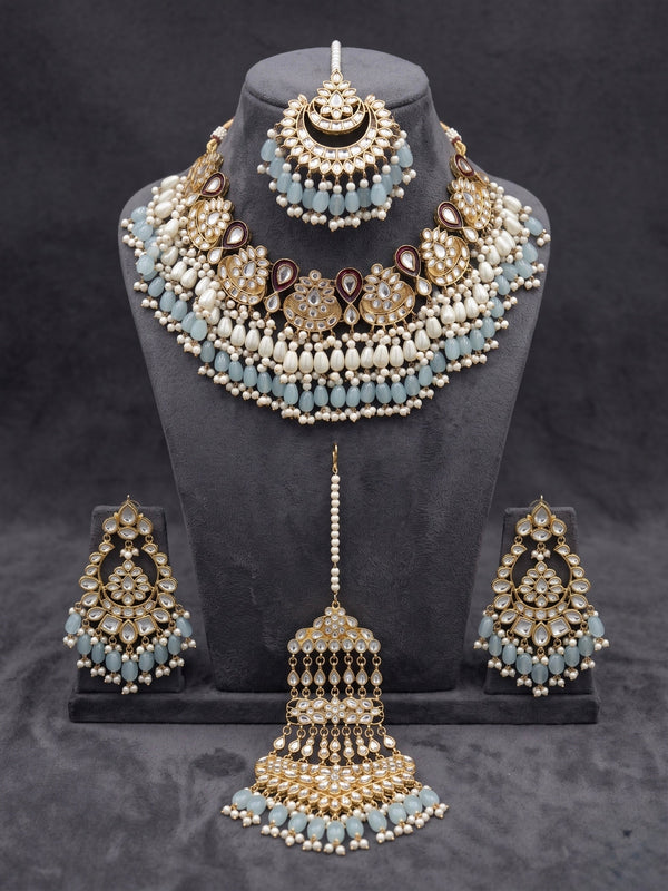 Noor Jhoomar Set - bridal look by Karigur Bridal