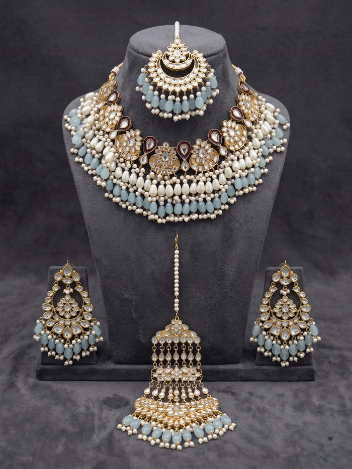 Noor Jhoomar Set - bridal look by Karigur Bridal