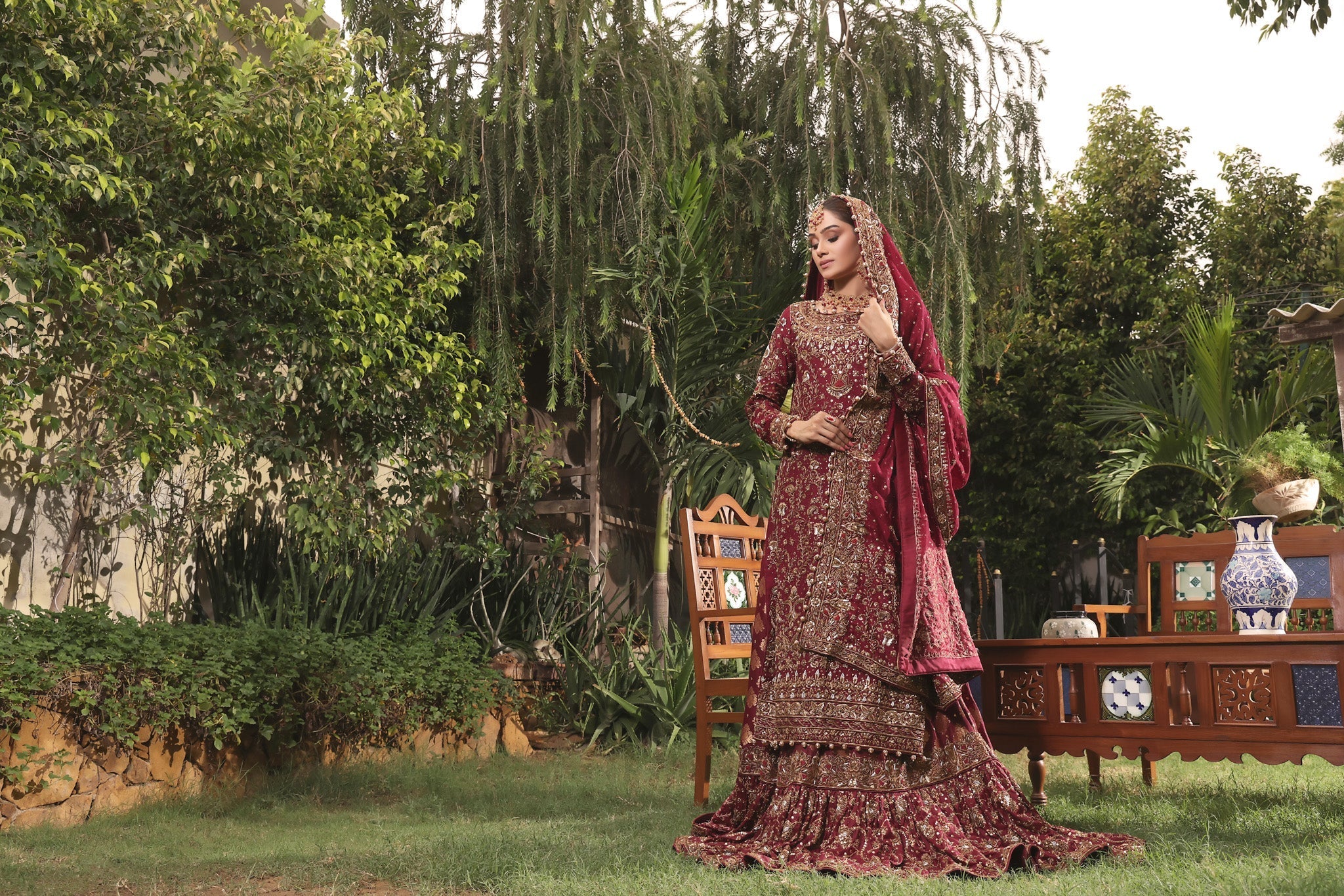 Qayima - bridal look by Karigur Bridal, view 2