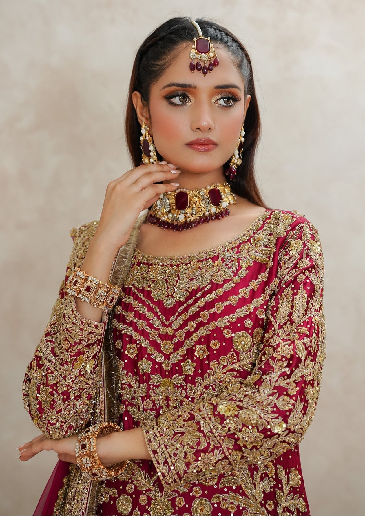 Rehaana - bridal look by Karigur Bridal