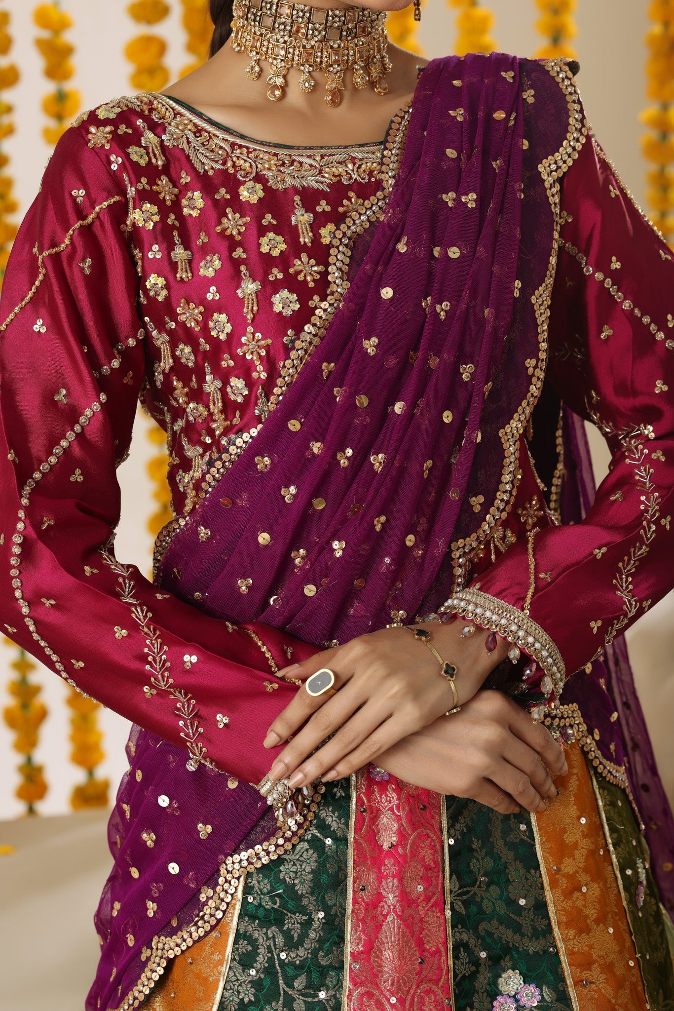 Rinah - bridal look by Karigur Bridal, view 3