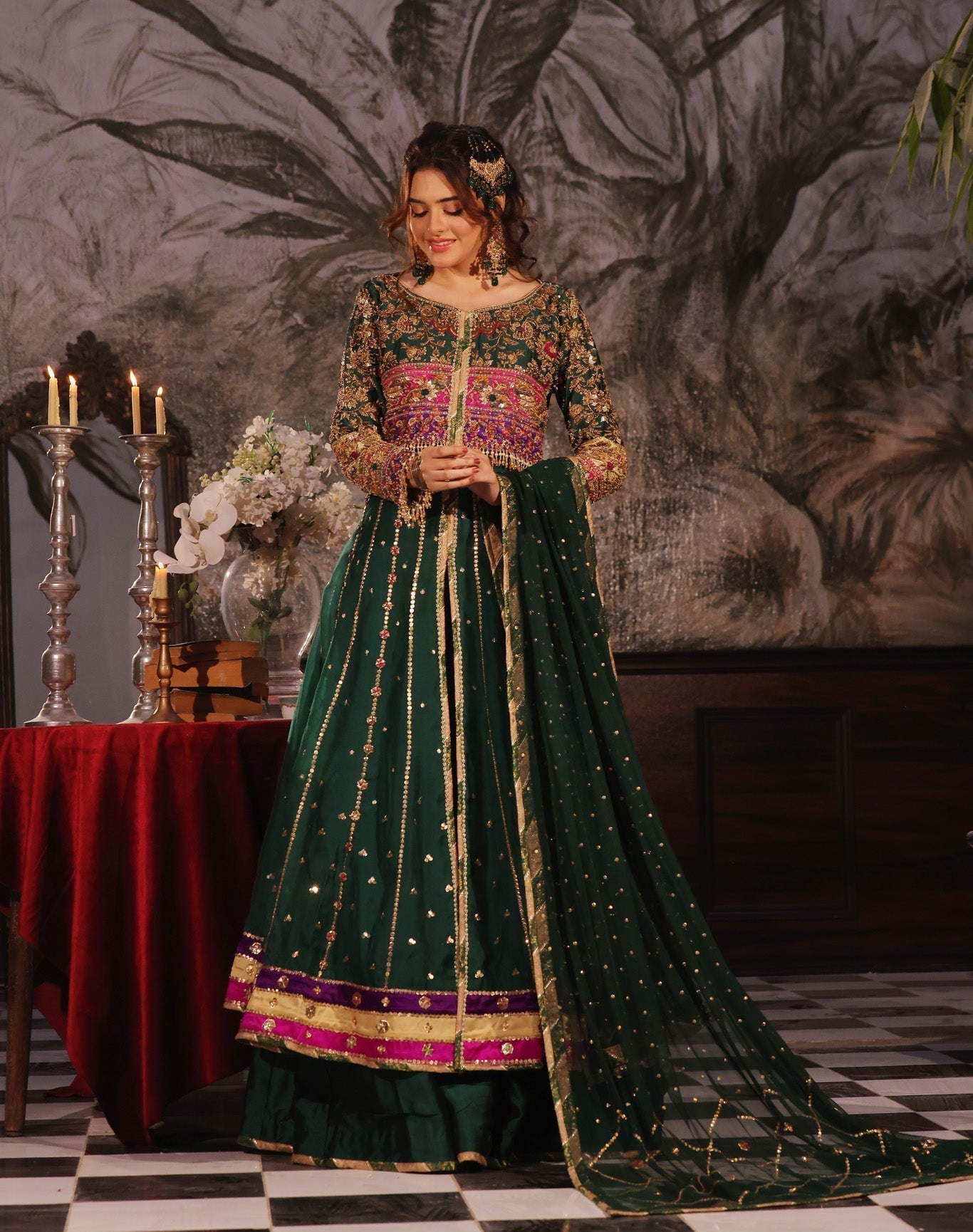 Rusbah - bridal look by Karigur Bridal