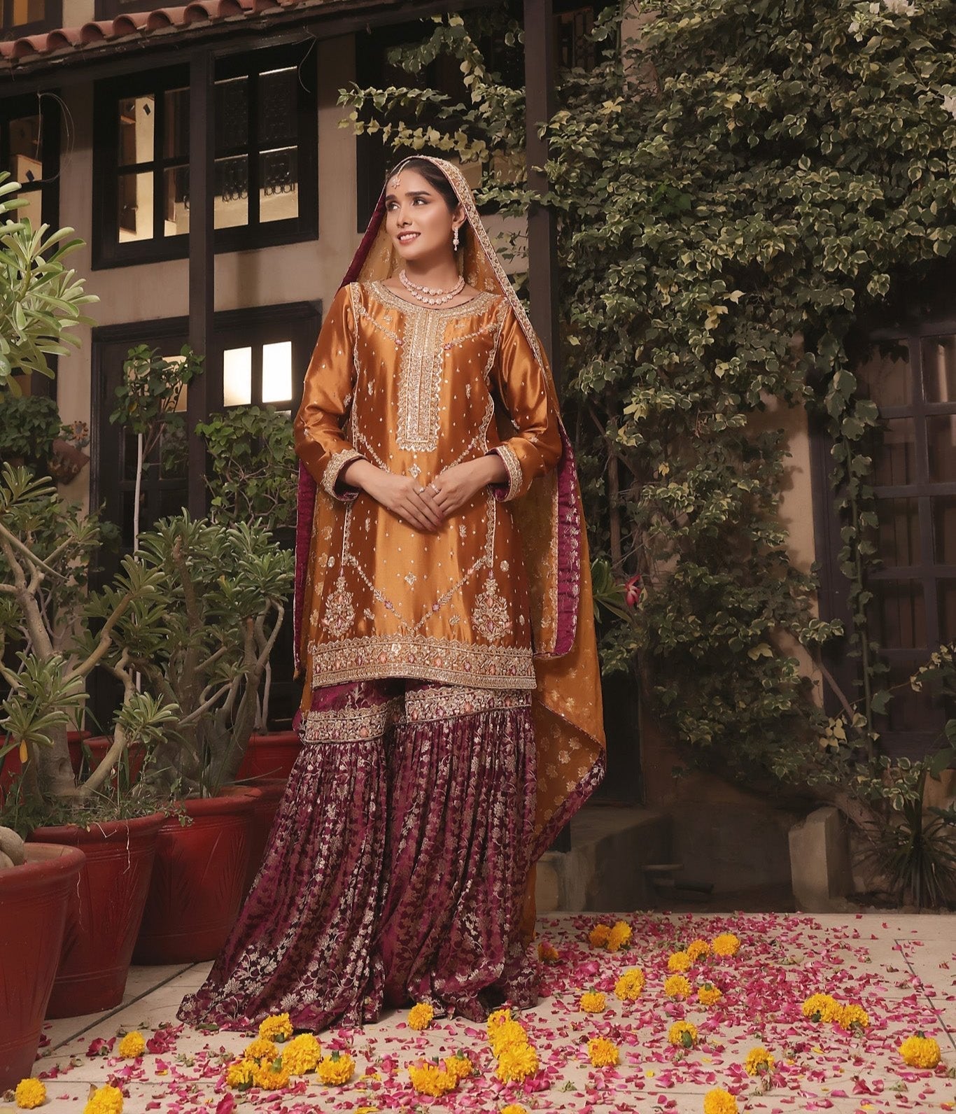 Sidrah - bridal look by Karigur Bridal