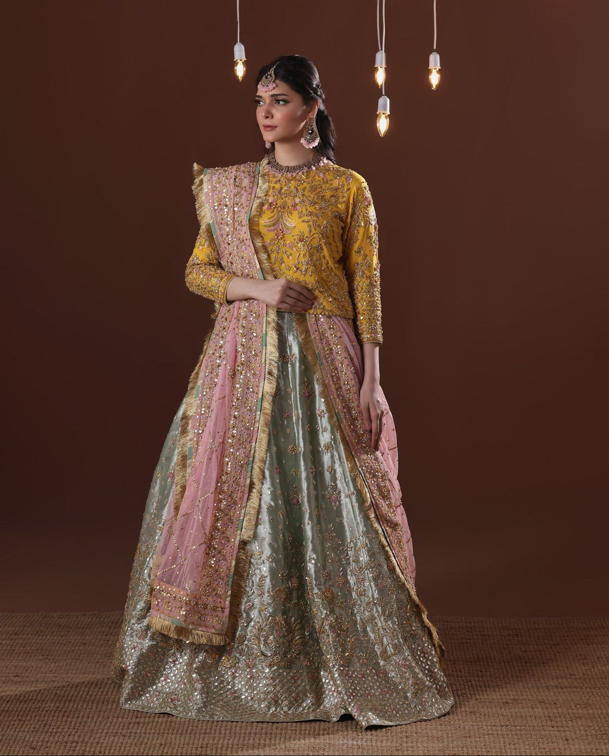 Sareen bridal look by Karigur