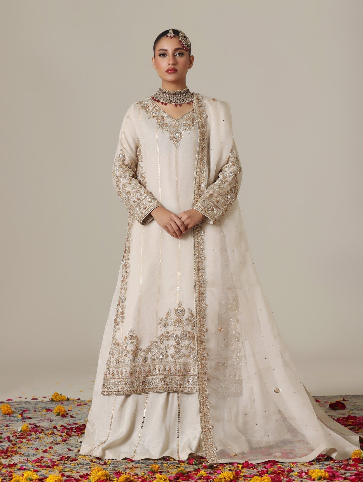 Zafiya - bridal look by Karigur Bridal