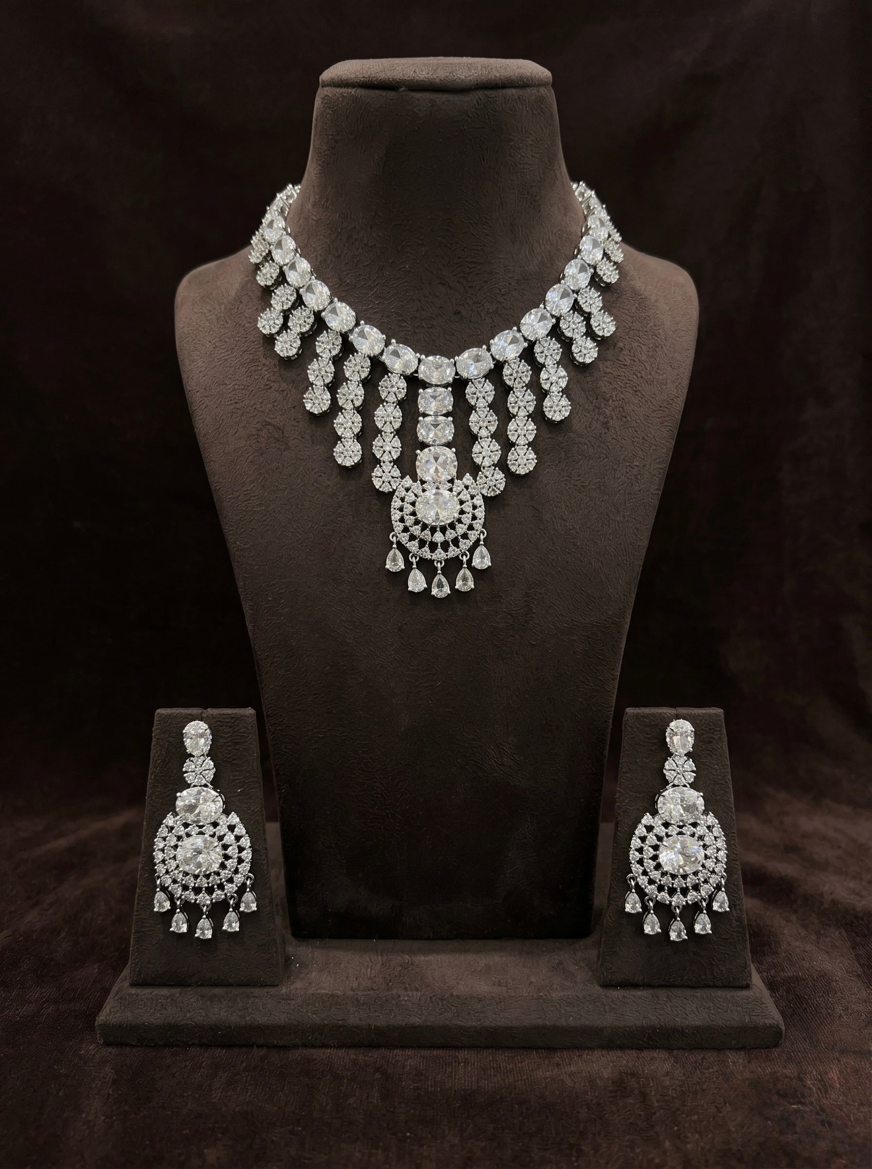 Crystal Drop Royale Set - occasion wear by Karigur Bridal