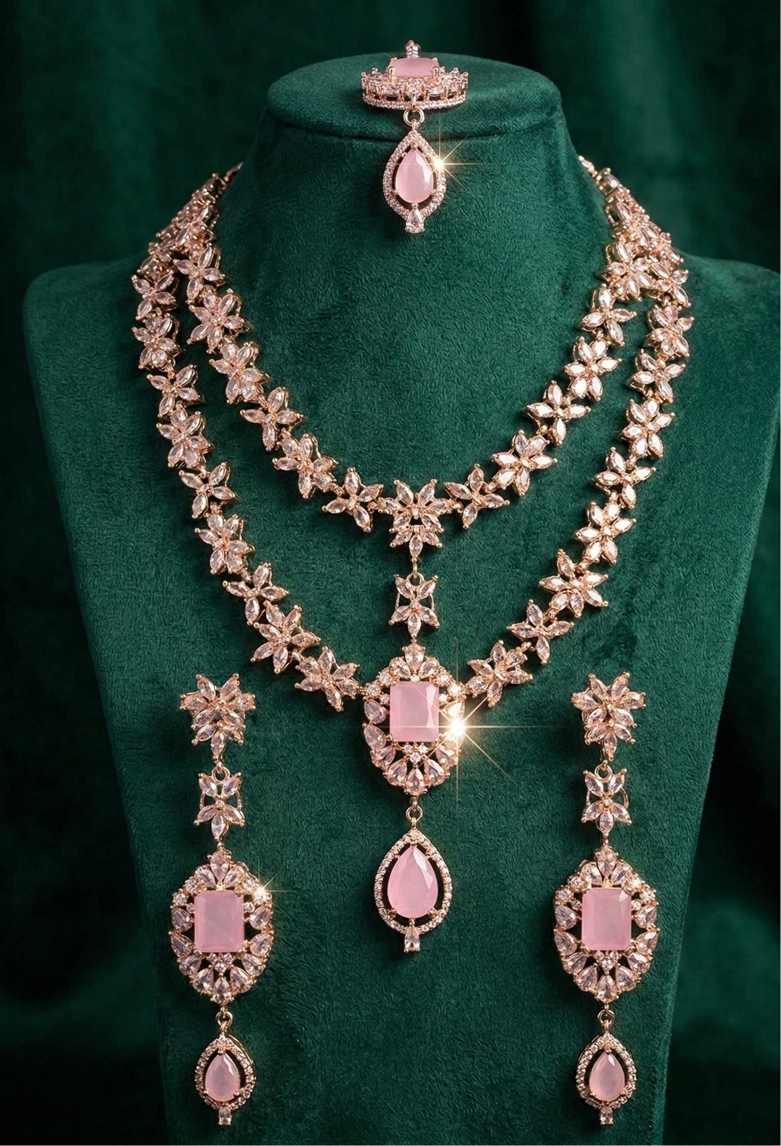 Rosé Celestia Set - occasion wear by Karigur Bridal