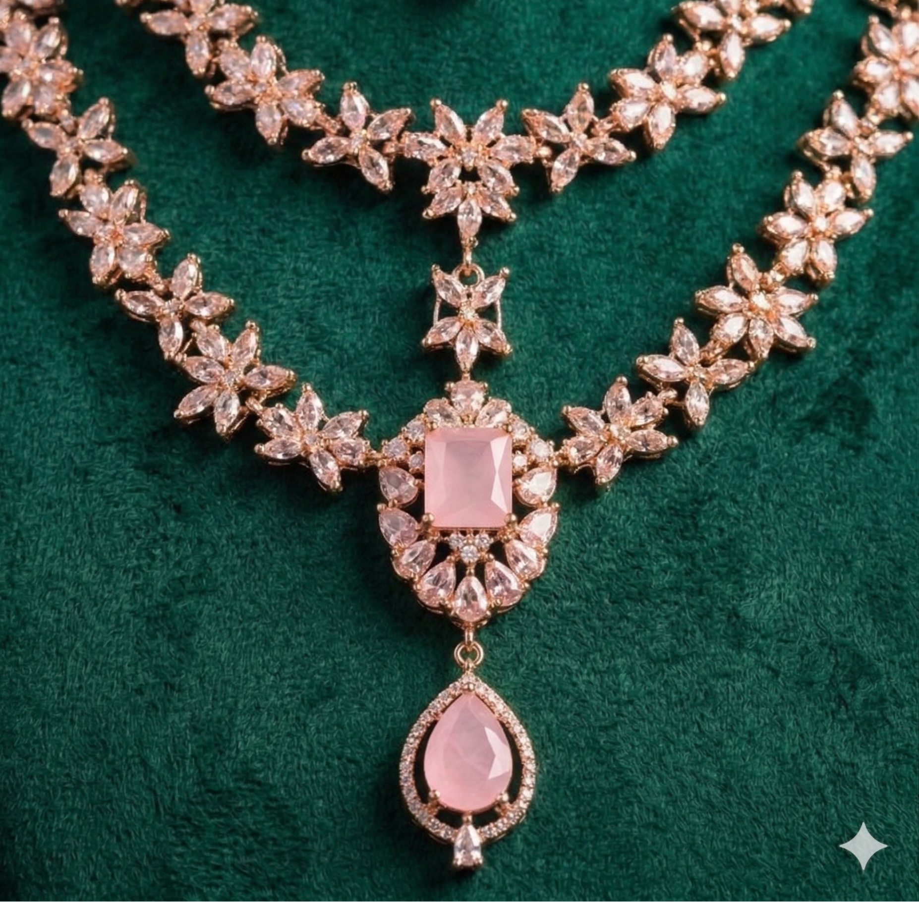 Rosé Celestia Set - occasion wear by Karigur Bridal, view 2
