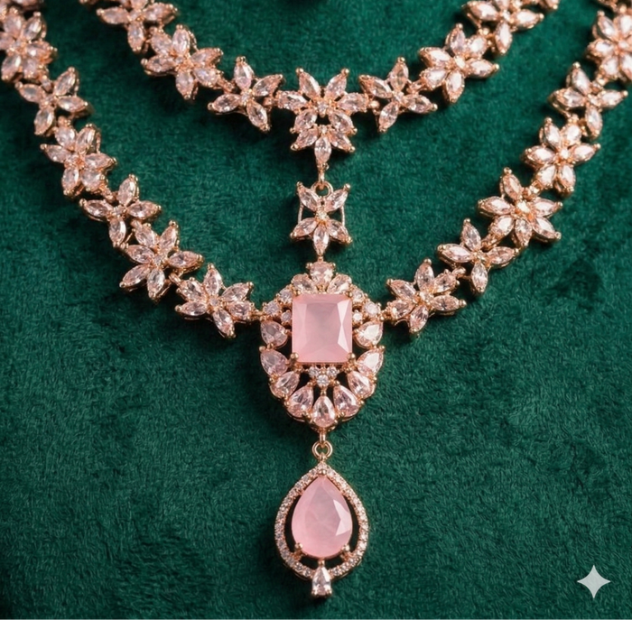 Rosé Celestia Set - occasion wear by Karigur Bridal, view 2
