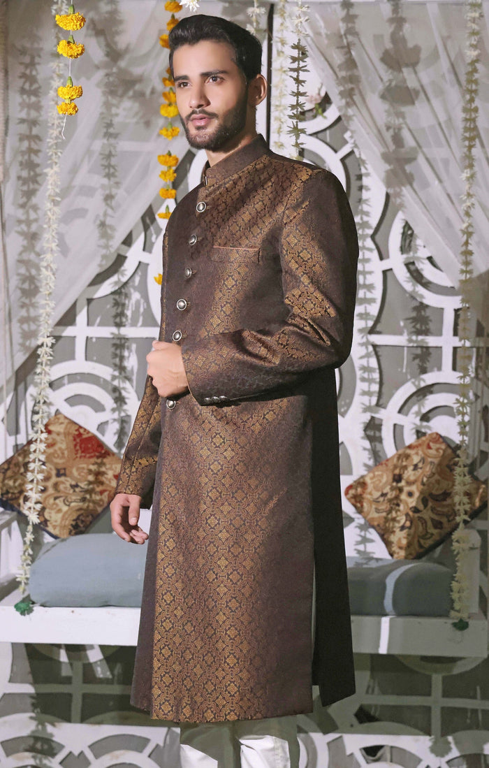 Abijah - groom sherwani by Karigur Bridal, view 3