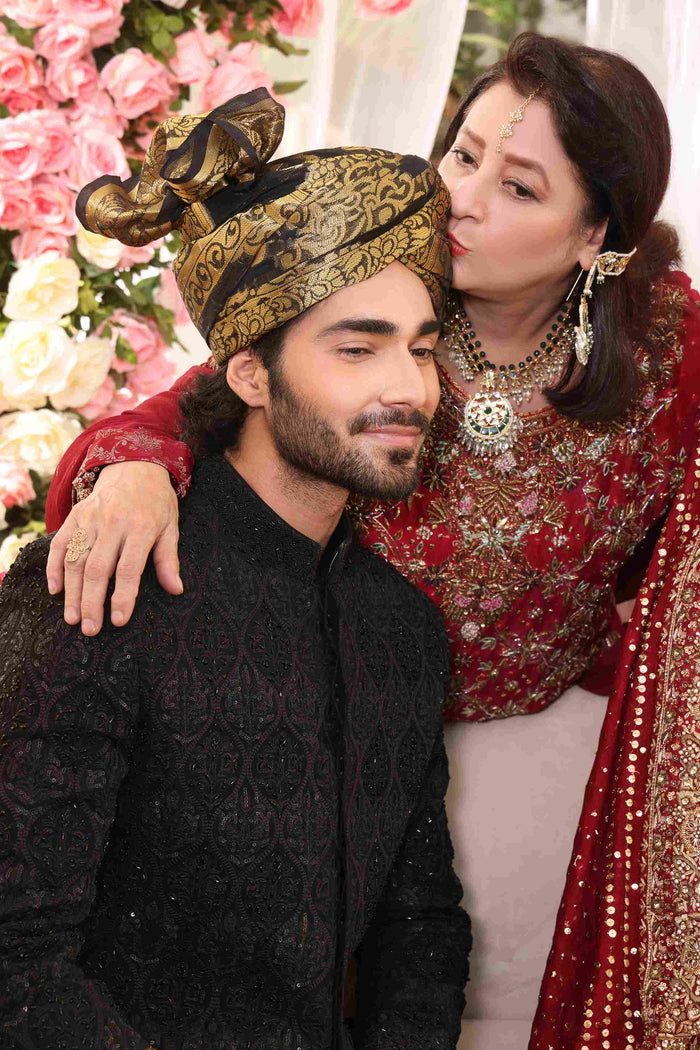 Adel - groom sherwani by Karigur Bridal, view 3