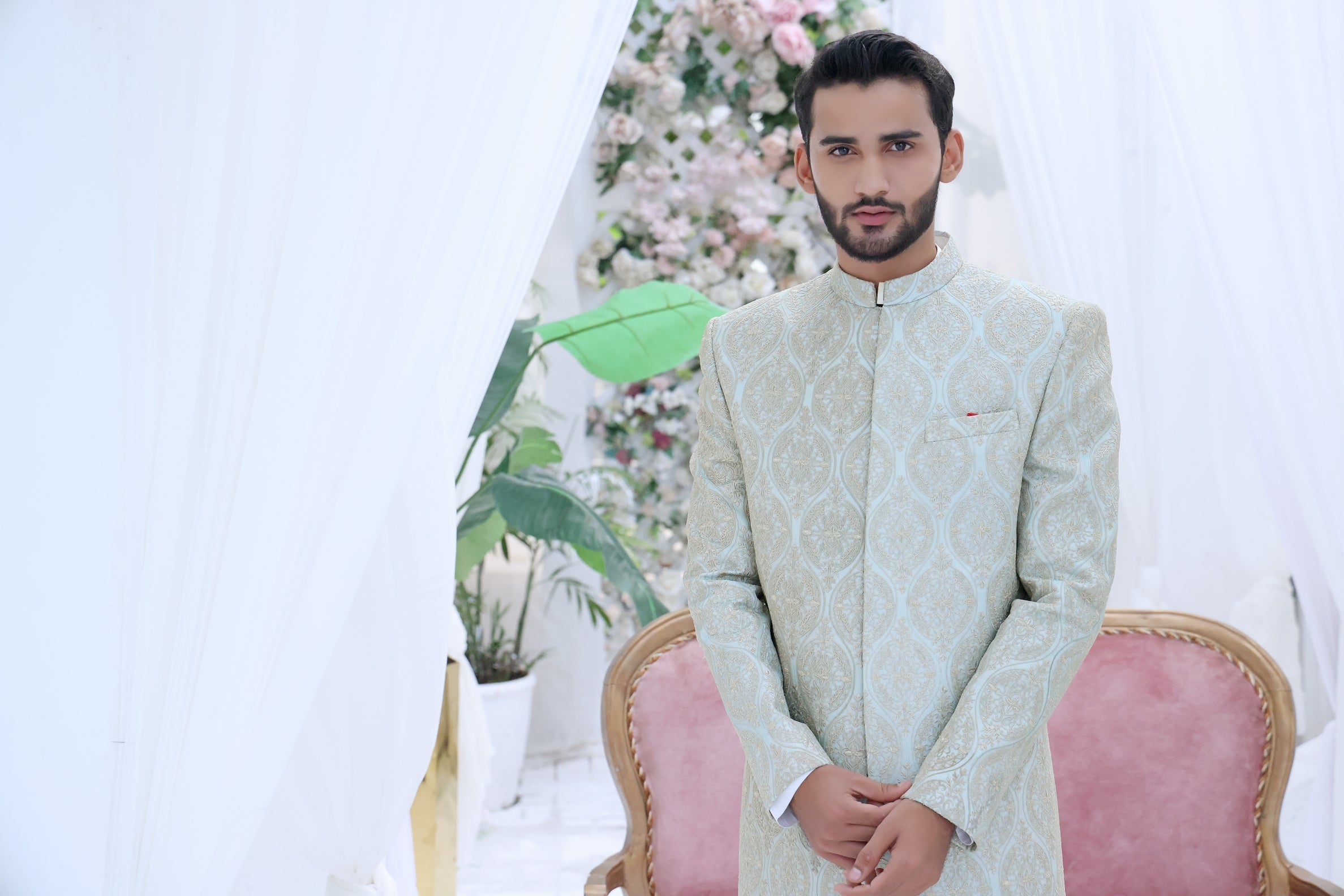Murad - groom sherwani by Karigur Bridal, view 2