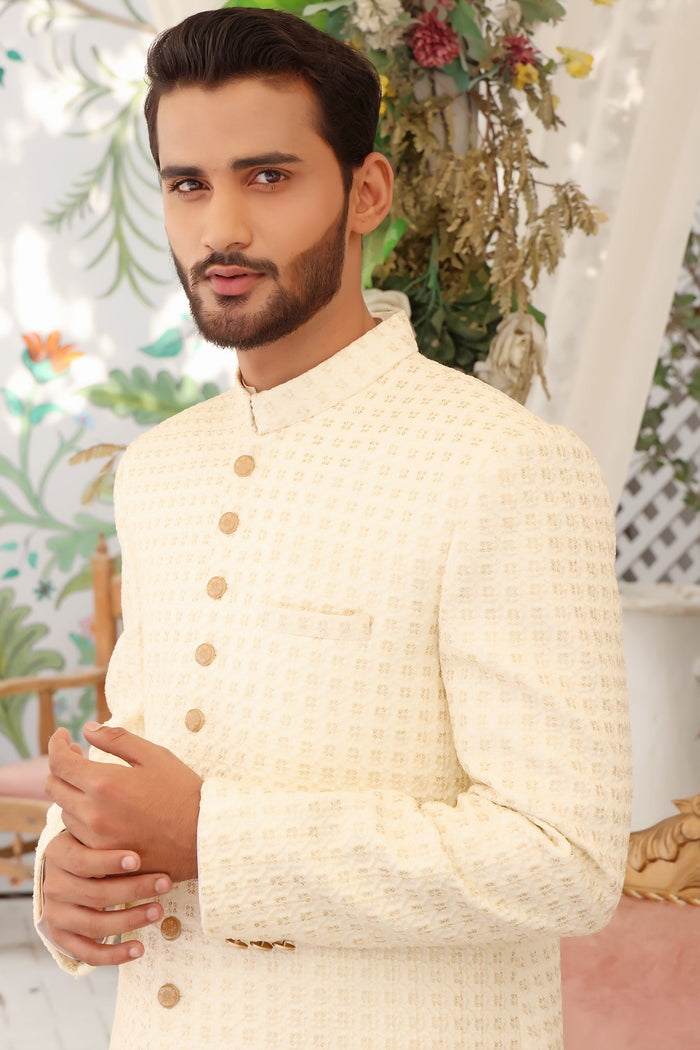 Rasul - groom sherwani by Karigur Bridal, view 2