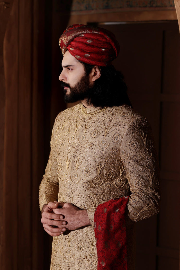 Rehaan - groom sherwani by Karigur Bridal, view 4