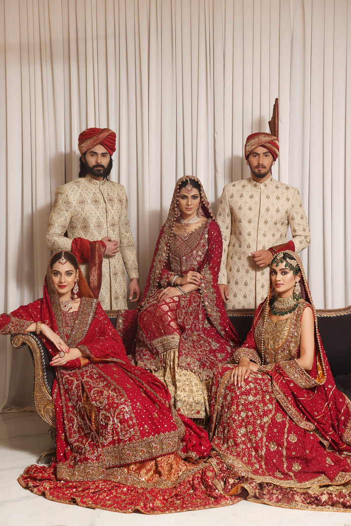 Rostam - groom sherwani by Karigur Bridal, view 5