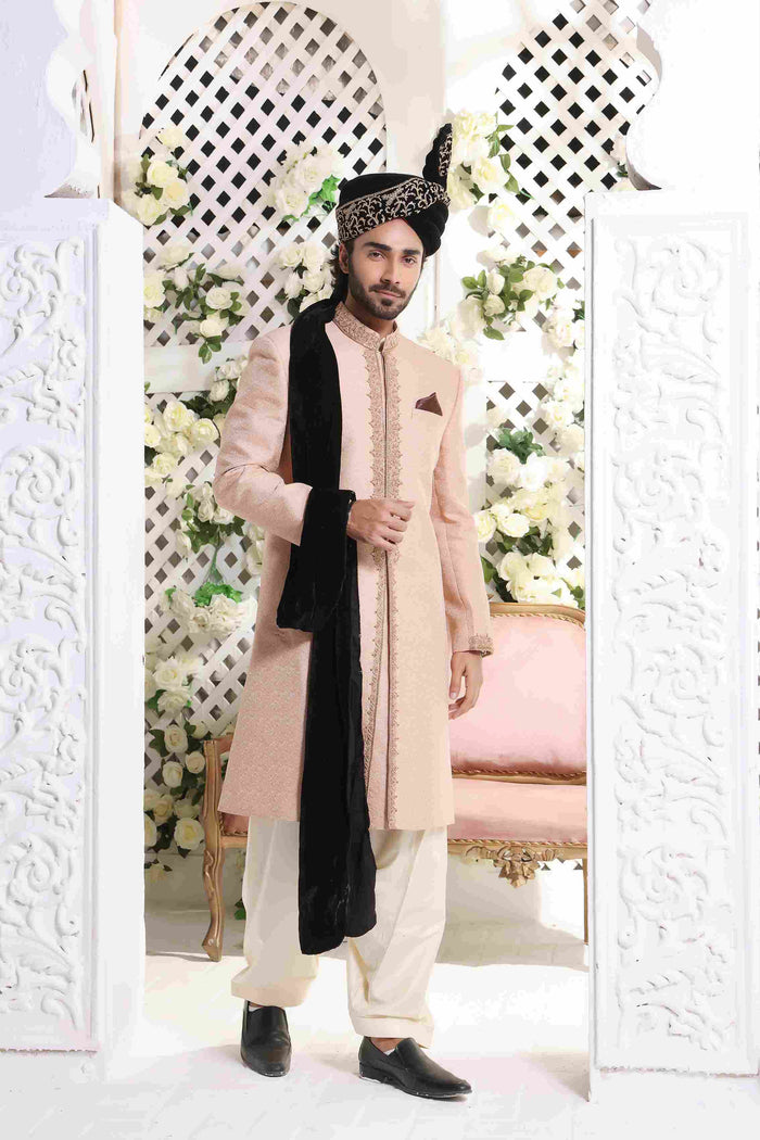 Zain - groom sherwani by Karigur Bridal