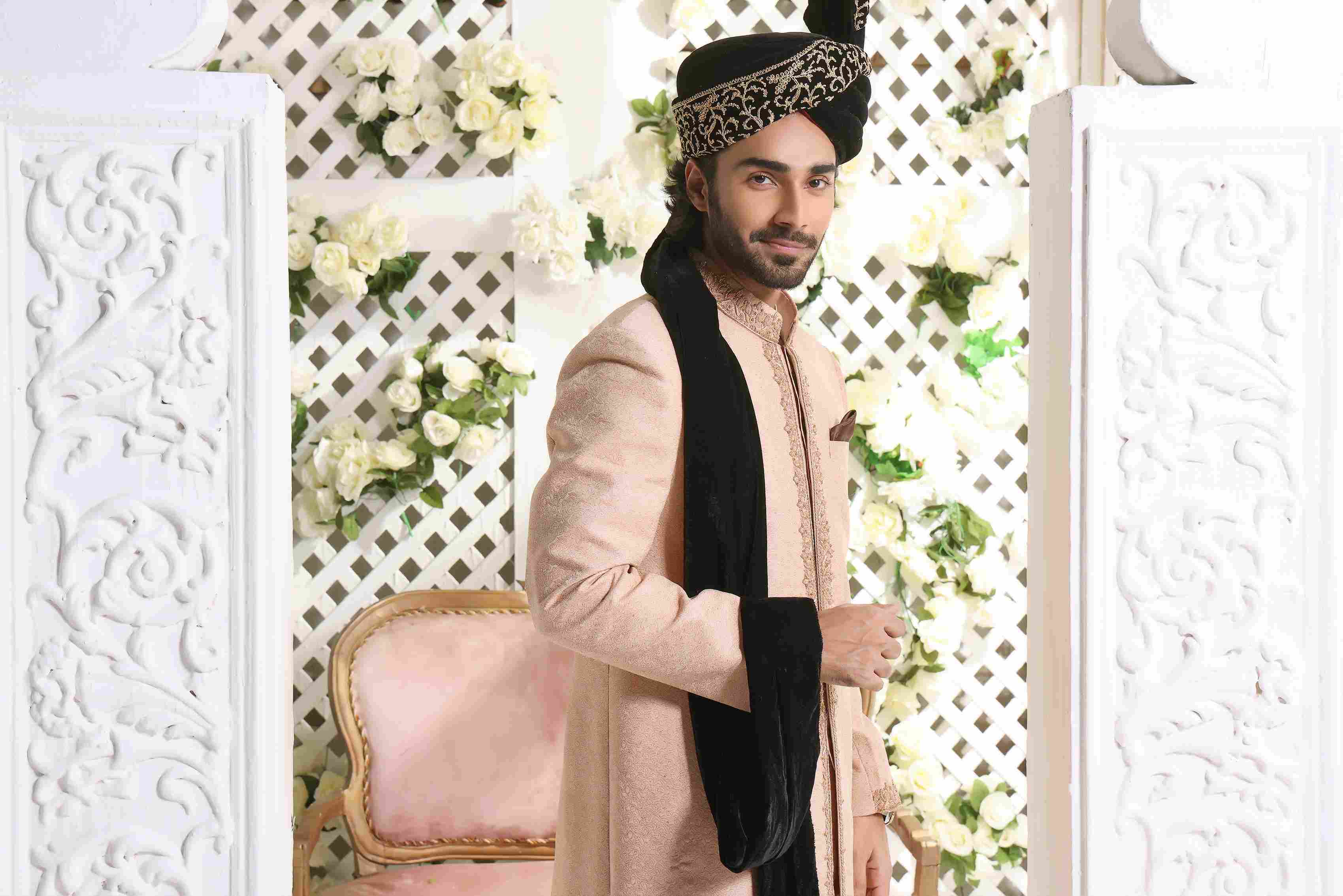 Zain - groom sherwani by Karigur Bridal, view 2
