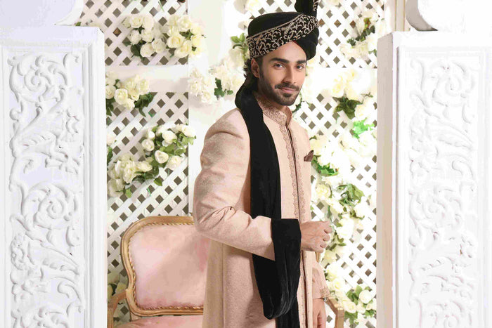 Zain - groom sherwani by Karigur Bridal, view 2
