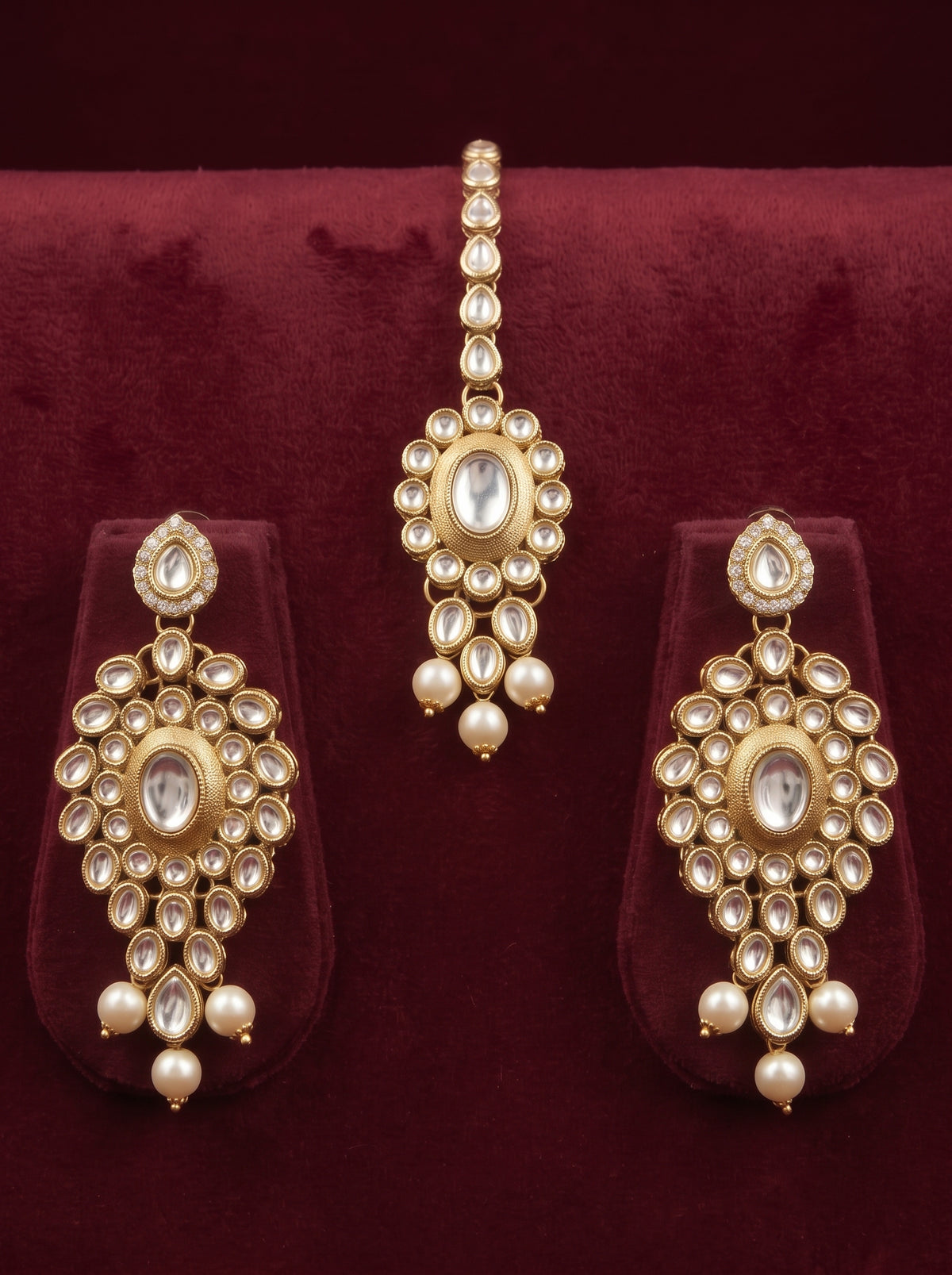 Kundan Pearl Heritage Set